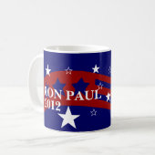 Wahl Ron Paul zum Präsidenten 2012 Kaffeetasse (Vorderseite Links)