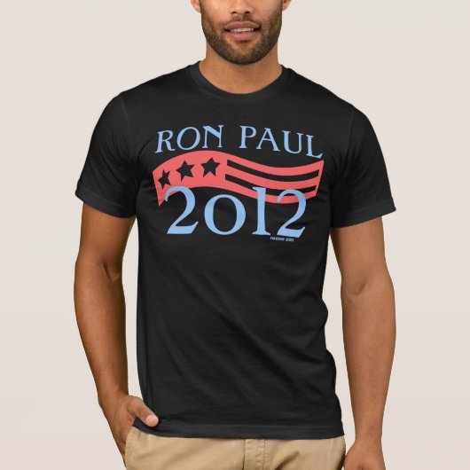 Wahl Ron Paul zum Präsidenten 2012 T-Shirt (Vorderseite)