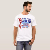 Wahl Ron Paul zum Präsidenten 2012 T-Shirt (Vorne ganz)