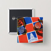 Wahl-Schachbrett Button (Vorne & Hinten)