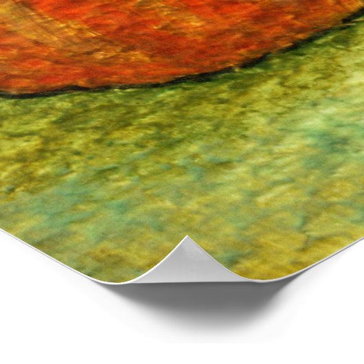 Wahl treffen Whimsical Woodland Fox Art Malerei Poster (Ecke)