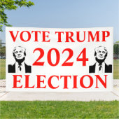 Wahl Trump 2024 Banner (Außenbereich)