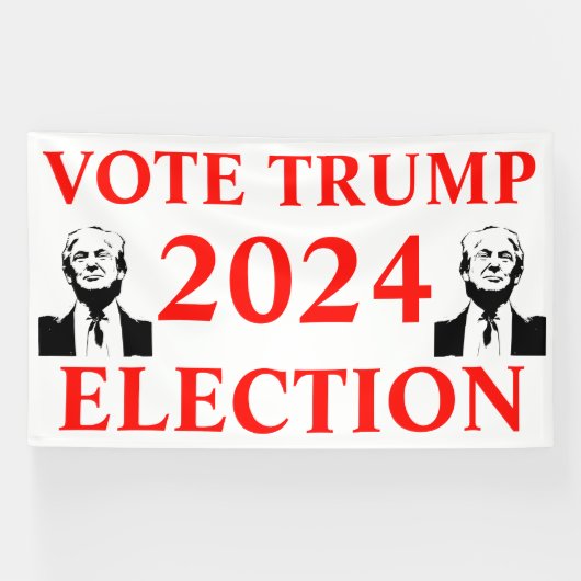 Wahl Trump 2024 Banner (Horizontal)