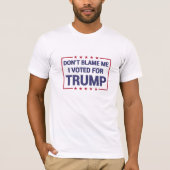 Wahl Trump 2024 - Ich habe für Trump gestimmt T-Shirt (Vorderseite)