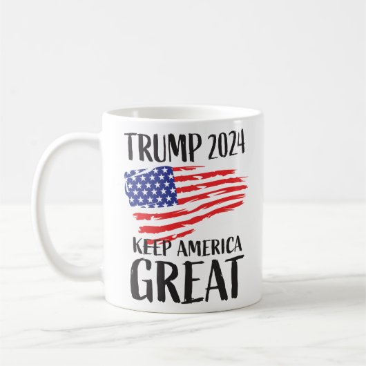 Wahl Trump 2024 Kaffeetasse (Links)