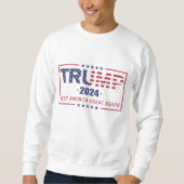 Wahl Trump 2024 Sweatshirt (Vorderseite)