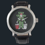 Wahl Trump Garbage Man Bleibe Trashy 2024 Wahl Armbanduhr<br><div class="desc">Wahl Trump Garbage Man Bleibe Trashy 2024 Wahlpräsident</div>