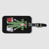 Wahl Trump Garbage Man Bleibe Trashy 2024 Wahl Gepäckanhänger (Vorderseite (Horizontal))