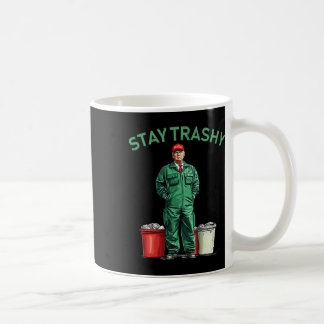 Wahl Trump Garbyge Man Bleibe Trashy 2024 Wahl P Kaffeetasse