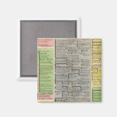 Wahl- und Landeshäuser Deutschlands Magnet (Vorderseite/Rückseite)