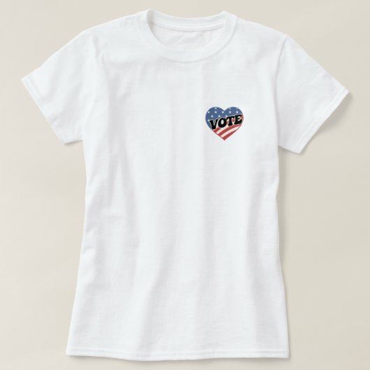 Wahl USA Personen für den Präsidenten T-Shirt (Design vorne)