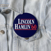 Wahl von 1860 - das Party von Lincoln Button (Beispiel)