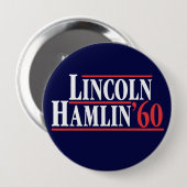 Wahl von 1860 - das Party von Lincoln Button (Vorne & Hinten)