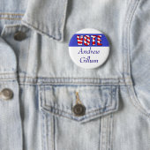 Wahl von Andrew Gillum Button (Beispiel)