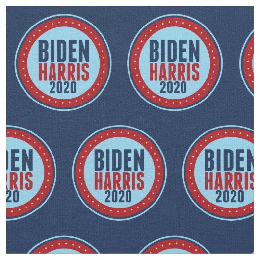 Wahl von Biden Harris 2020 Stoff (Nahaufnahme)