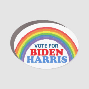 Wahl von Biden Harris Rainbow LGBTQ Auto Magnet