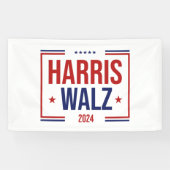 Wahl von Harris Walz Banner (Horizontal)