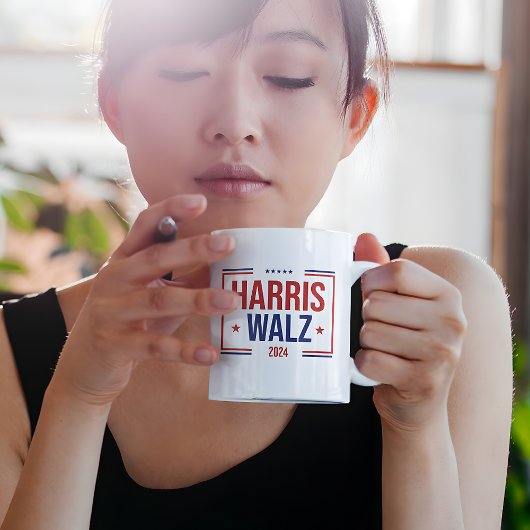 Wahl von Harris Walz Kaffeetasse
