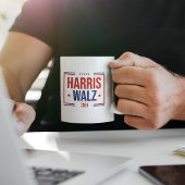 Wahl von Harris Walz Kaffeetasse