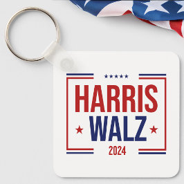 Wahl von Harris Walz Schlüsselanhänger