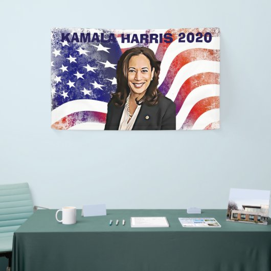 Wahl von Kamala Harris zum Präsidenten 2020 Banner (Messeveranstaltung)
