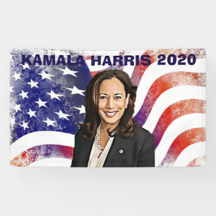 Wahl von Kamala Harris zum Präsidenten 2020 Banner