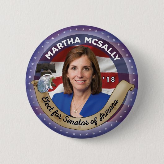 Wahl von Martha McSally für Senator von Arizona Button (Vorderseite)
