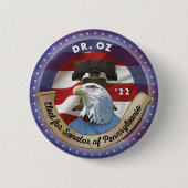 Wahl von Mehmet Oz zum Senator von Pennsylvania Button (Vorderseite)