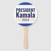 Wahl von Präsident Kamala 2024 Fächer (Vorderseite)