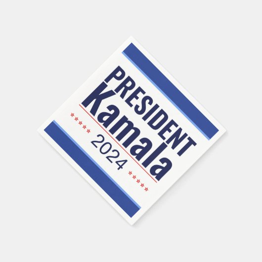 Wahl von Präsident Kamala 2024 Serviette (Ecke)