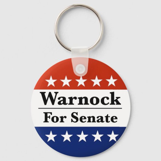 Wahl von Raphael Warnock zum US-Senat 2022 Schlüsselanhänger (Vorderseite)