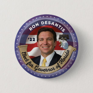 Wahl von Ron DeSantis zum Gouverneur von Florida - Button
