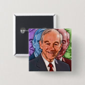 Wahl von Ron Paul zum Präsidenten Button (Vorne & Hinten)