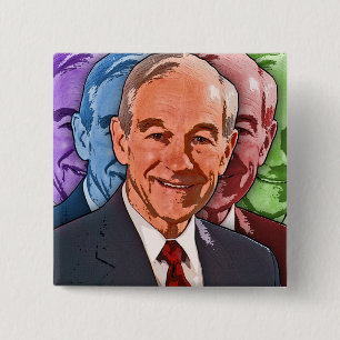 Wahl von Ron Paul zum Präsidenten Button