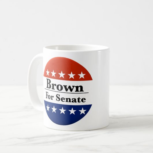 Wahl von Sherrod Brown zum US-Senat 2024 Kaffeetasse (Vorderseite Links)