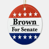 Wahl von Sherrod Brown zum US-Senat 2024 Keramik Ornament (Links)