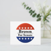 Wahl von Sherrod Brown zum US-Senat 2024 Postkarte (Stehend Vorderseite)