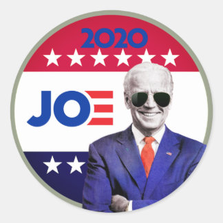 Wahl von Sunglass Joe Biden zum Präsidenten 20 Runder Aufkleber