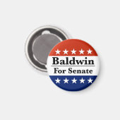 Wahl von Tammy Baldwin zum Senat 2024 Magnet (Vorderseite/Rückseite)