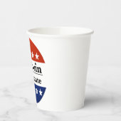 Wahl von Tammy Baldwin zum Senat 2024 Pappbecher (Links)