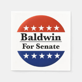 Wahl von Tammy Baldwin zum Senat 2024 Serviette