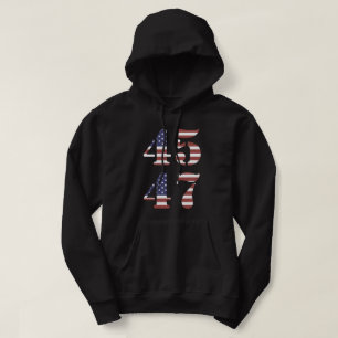 Wahl von Trump 45 47 2024 Hoodie