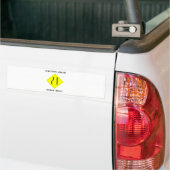 Wahl-voran Mischen-Recht Autoaufkleber (Auf Lkw)