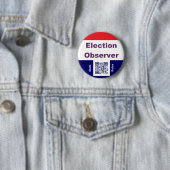 Wahlbeobachter, mit staatlichen Regeln Button (Beispiel)
