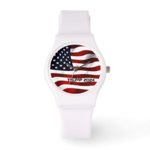 Wahlbeobachtung "TRUMP 2024" für Frauen Armbanduhr