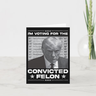 Wahlberechtigter Felon 2024 - Trump 2024 verurteil Karte