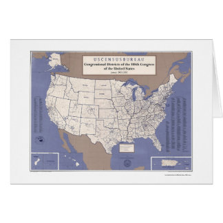 Wahlbezirke des Kongresses der USA Karte
