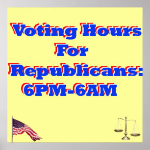 Wahldemokratie Print Poster