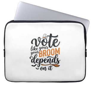 Wähle, als ob deine Hexenbesen davon abhängt Hallo Laptopschutzhülle