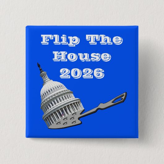 Wähle das Haus Blau 2026 Button (Vorderseite)